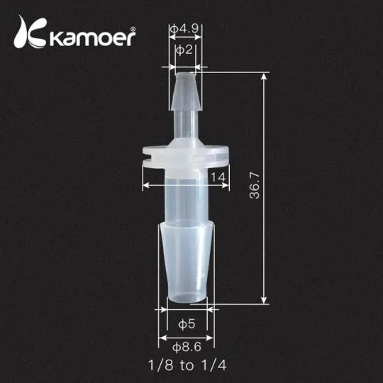 Kamoer rørstik 1 / 8'-1/4 '3,2 mm til 6,3 mm
